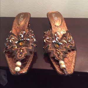 Beautiful decorated unique Sandle